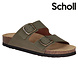 Scholl Josephine Nubuck Khaki Sandalen Dames Scholl Josephine Nubuck Khaki Sandalen Dames