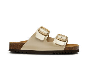 Scholl Josephine Metal Synthetic Light Gold Sandalen Dames Scholl Josephine Metal Synthetic Light Gold Sandalen Dames