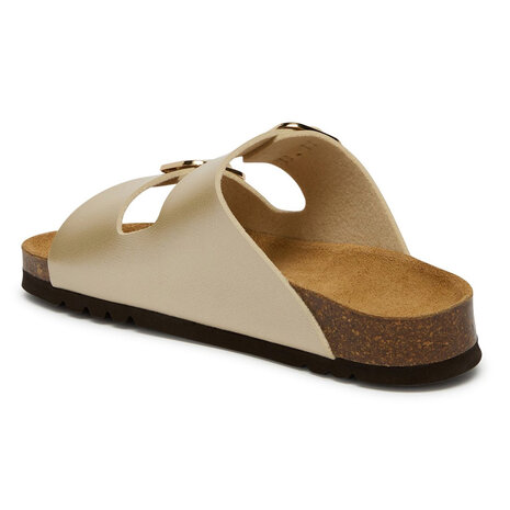 Scholl Josephine Metal Synthetic Light Gold Sandalen Dames Scholl Josephine Metal Synthetic Light Gold Sandalen Dames