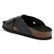 Scholl Vivian Syn Leather Black Slippers Dames Scholl Vivian Syn Leather Black Slippers Dames