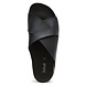 Scholl Vivian Syn Leather Black Slippers Dames Scholl Vivian Syn Leather Black Slippers Dames