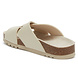 Scholl Vivian Syn Leather Beige Slippers Dames Scholl Vivian Syn Leather Beige Slippers Dames