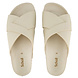 Scholl Vivian Syn Leather Beige Slippers Dames Scholl Vivian Syn Leather Beige Slippers Dames