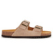 Scholl Julien Suede Beige Sandalen Heren Scholl Julien Suede Beige Sandalen Heren