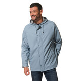 Hublot Proue Lichtblauw Regenjas met Capuchon Hublot Proue Lichtblauw Regenjas met Capuchon