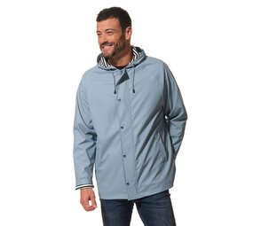 Hublot Proue Lichtblauw Regenjas met Capuchon