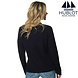 Hublot Piara Marine Ribgebreide Trui met Ronde Hals Dames Hublot Piara Marine Ribgebreide Trui met Ronde Hals Dames