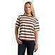 Carhartt Tencel Fiber Loose Fit Barnwood Stripe T-Shirt Dames Carhartt Tencel Fiber Loose Fit Barnwood Stripe T-Shirt Dames