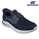Skechers Delson 3.0 Roth Navy Wandelsneakers Heren Skechers Delson 3.0 Roth Navy Wandelsneakers Heren