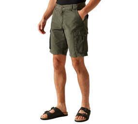 Regatta Shorebay Dark Khaki Cargo Shorts Heren