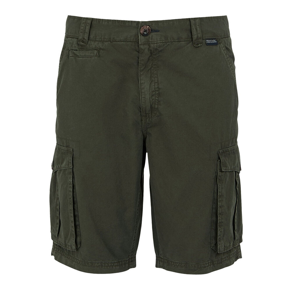 Regatta Shorebay Dark Khaki Cargo Shorts Heren
