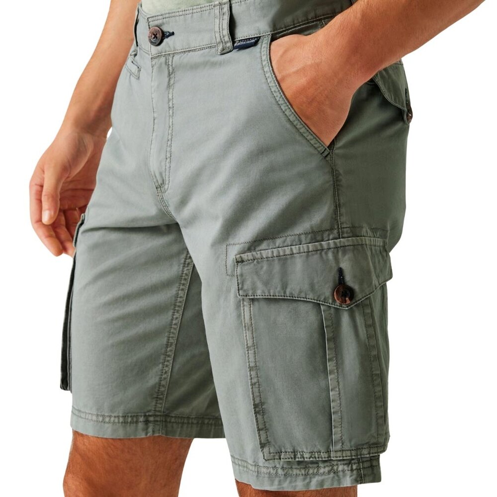 Regatta Shorebay Storm Grey Cargo Shorts Heren