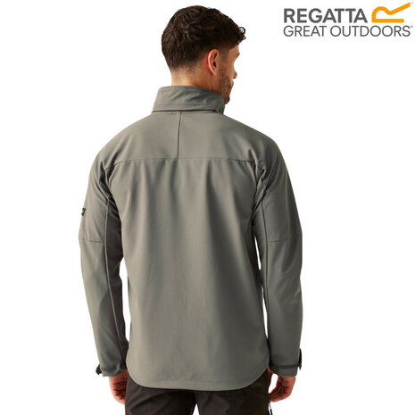 Regatta Arana Waterproof Treetop Black Softshell Jas Heren Regatta Arana Waterproof Treetop Black Softshell Jas Heren
