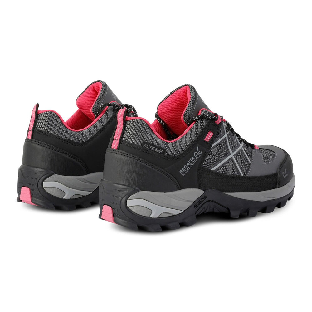 Regatta Samaris Low Isotex Dark Steel Pink Potion Wandelschoenen Dames Regatta Samaris Low Isotex Dark Steel Pink Potion Wandelschoenen Dames