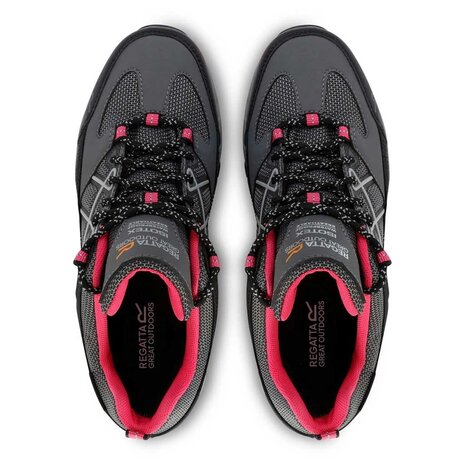 Regatta Samaris Low Isotex Dark Steel Pink Potion Wandelschoenen Dames Regatta Samaris Low Isotex Dark Steel Pink Potion Wandelschoenen Dames