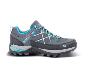Regatta Samaris Low Isotex Seal Grey Turquoise Wandelschoenen Dames Regatta Samaris Low Isotex Seal Grey Turquoise Wandelschoenen Dames