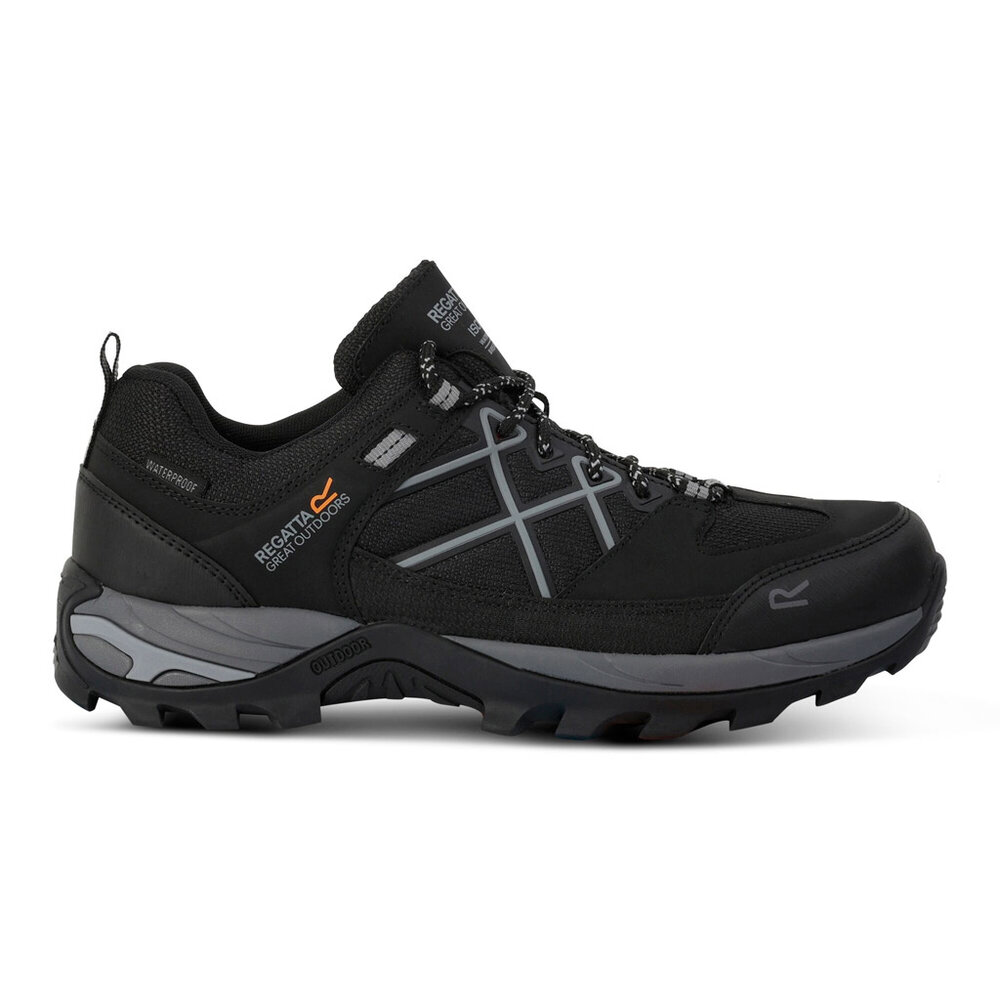 Regatta Samaris Low Isotex Black Granite Wandelschoenen Heren