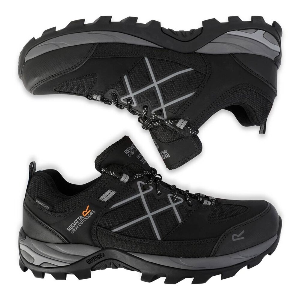 Regatta Samaris Low Isotex Black Granite Wandelschoenen Heren
