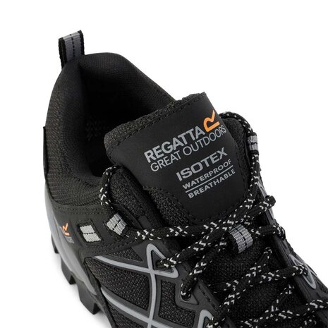 Regatta Samaris Low Isotex Black Granite Wandelschoenen Heren