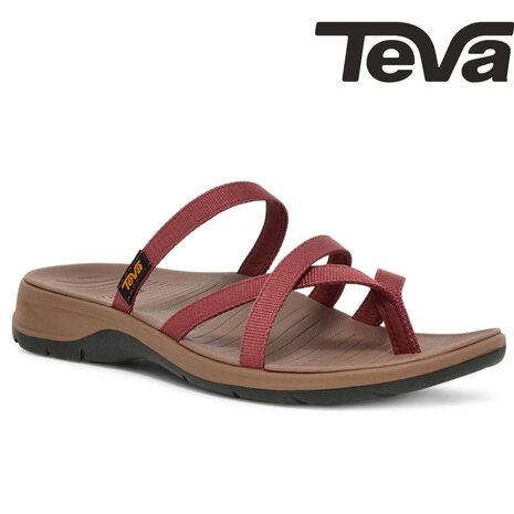 Teva Tirra Traveler Flip Mahogany Slippers Dames Teva Tirra Traveler Flip Mahogany Slippers Dames