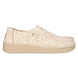 Hey Dude Wendy Espadrille Retro Palm Pale Pink/White Instappers Dames Hey Dude Wendy Espadrille Retro Palm Pale Pink/White Instappers Dames