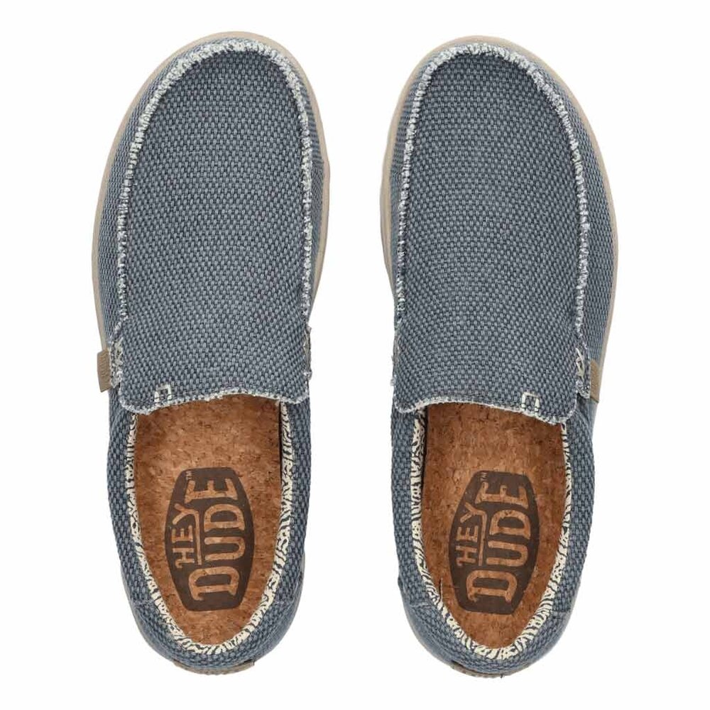 Hey Dude Mikka Braided Deep Blue Instappers Heren Hey Dude Mikka Braided Deep Blue Instappers Heren