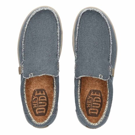 Hey Dude Mikka Braided Deep Blue Instappers Heren Hey Dude Mikka Braided Deep Blue Instappers Heren