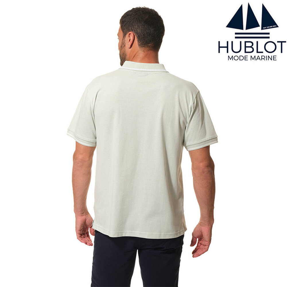 Hublot Canillo Shortsleeve Pique Ice Mint Polo Heren