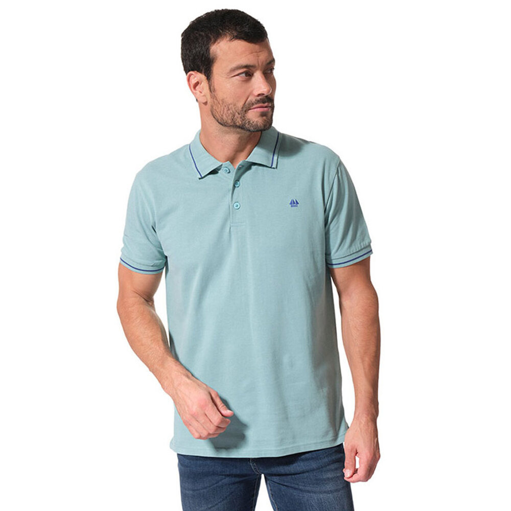 Hublot Canillo Shortsleeve Pique Lichtblauw Polo Heren