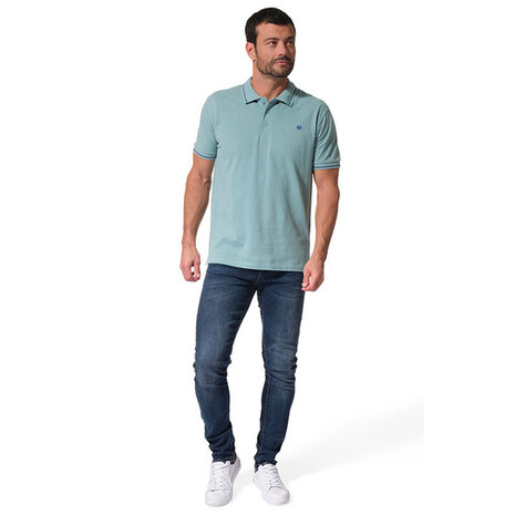 Hublot Canillo Shortsleeve Pique Lichtblauw Polo Heren