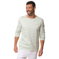 Hublot Cordage Maritiem Gestreept Ice Mint Longsleeve Shirt Heren