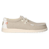 Hey Dude Wally Braided Off White Instappers Heren Hey Dude Wally Braided Off White Instappers Heren