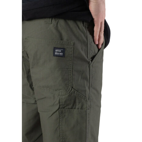 Vintage Industries Alcott Olive Shorts Heren Vintage Industries Alcott Olive Shorts Heren