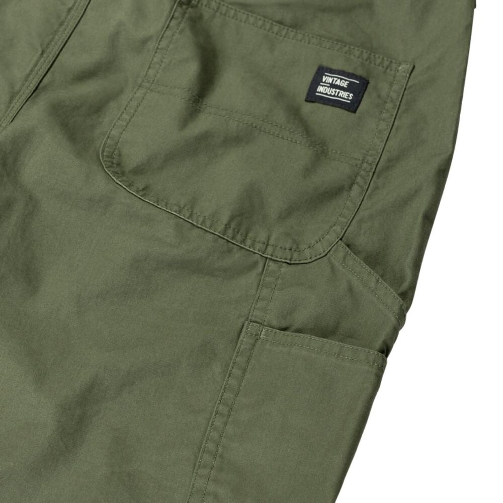 Vintage Industries Alcott Olive Shorts Heren Vintage Industries Alcott Olive Shorts Heren