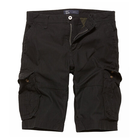 Vintage Industries Rowing Black Shorts Heren Vintage Industries Rowing Black Shorts Heren