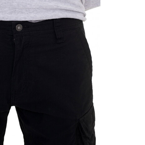 Vintage Industries Rowing Black Shorts Heren Vintage Industries Rowing Black Shorts Heren