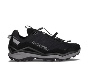 Lowa Maddox Pro GTX Lo SL Black Grey Wandelschoenen Heren Lowa Maddox Pro GTX Lo SL Black Grey Wandelschoenen Heren