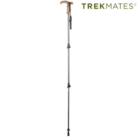 Trekmates Wanderer Lock Pole Asphalt Wandelstok Trekmates Wanderer Lock Pole Asphalt Wandelstok