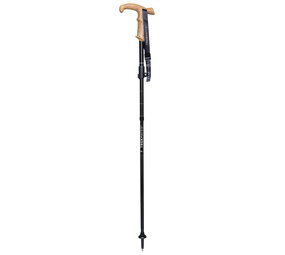 Trekmates Wanderer Fold Pole Black Wandelstok