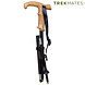 Trekmates Wanderer Fold Pole Black Wandelstok Trekmates Wanderer Fold Pole Black Wandelstok
