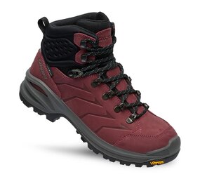 Grisport Terrain Mid Burgundy Wandelschoenen Dames Grisport Terrain Mid Burgundy Wandelschoenen Dames