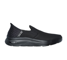 Skechers Slip Ins Go Walk Arch Fit 2.0 Black Wandelsneakers Heren Skechers Slip Ins Go Walk Arch Fit 2.0 Black Wandelsneakers Heren