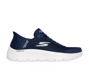 Skechers Go Walk Flex Grand Entry Navy White Wandelsneakers Dames Skechers Go Walk Flex Grand Entry Navy White Wandelsneakers Dames