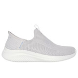 Skechers Slip Ins Ultra Flex 3.0 Easy Win Light Grey Wandelsneakers Dames