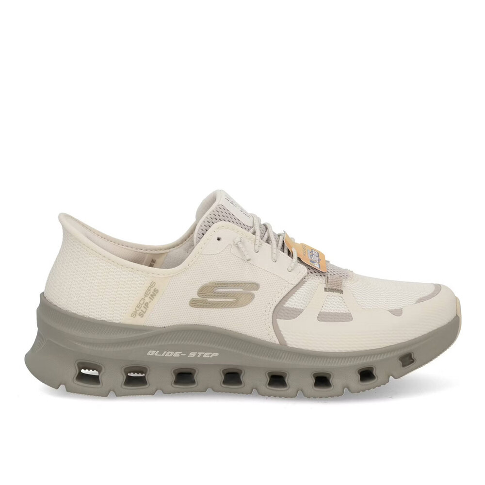 Skechers Slip Ins Glide-Step Pro Natural Wandelsneakers Heren Skechers Slip Ins Glide-Step Pro Natural Wandelsneakers Heren
