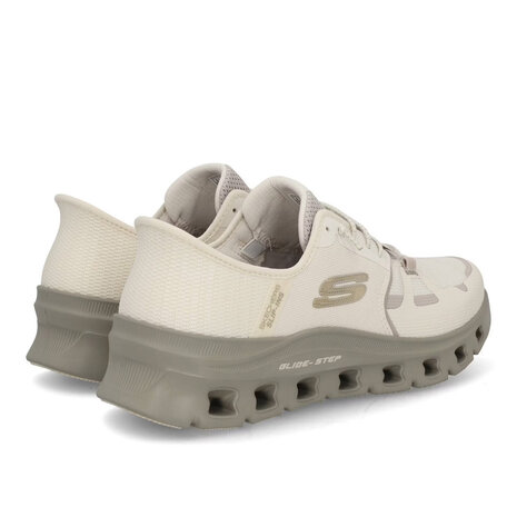 Skechers Slip Ins Glide-Step Pro Natural Wandelsneakers Heren Skechers Slip Ins Glide-Step Pro Natural Wandelsneakers Heren