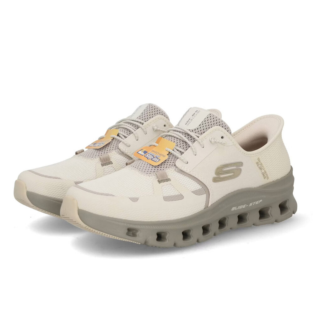 Skechers Slip Ins Glide-Step Pro Natural Wandelsneakers Heren Skechers Slip Ins Glide-Step Pro Natural Wandelsneakers Heren