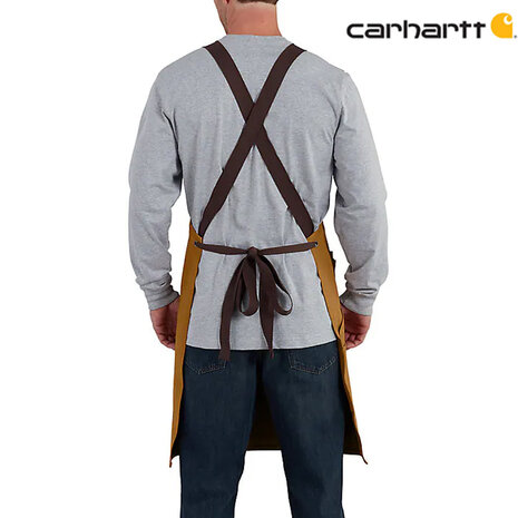 Carhartt Duck Apron Bruin Schort Carhartt Duck Apron Bruin Schort