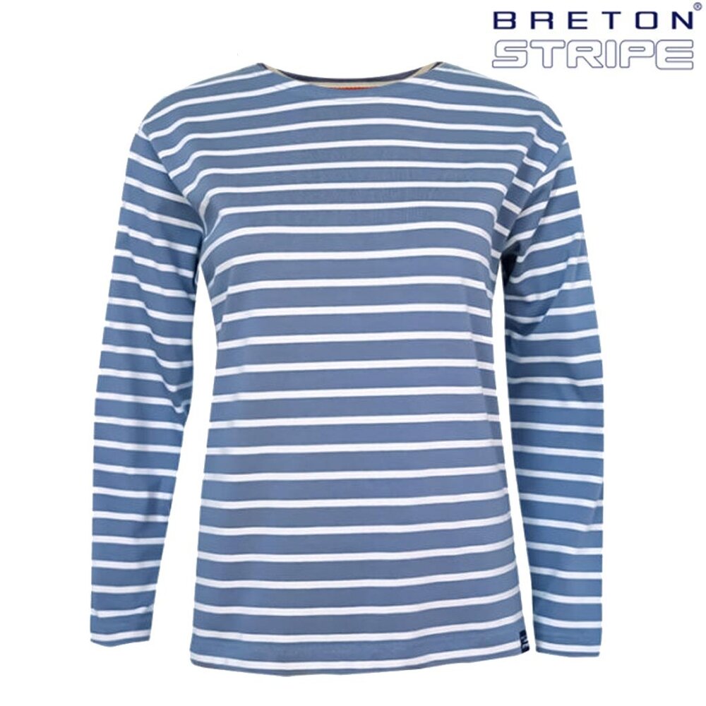 Breton Stripe Classic Jeans Natural Maritiem Shirt Dames Breton Stripe Classic Jeans Natural Maritiem Shirt Dames