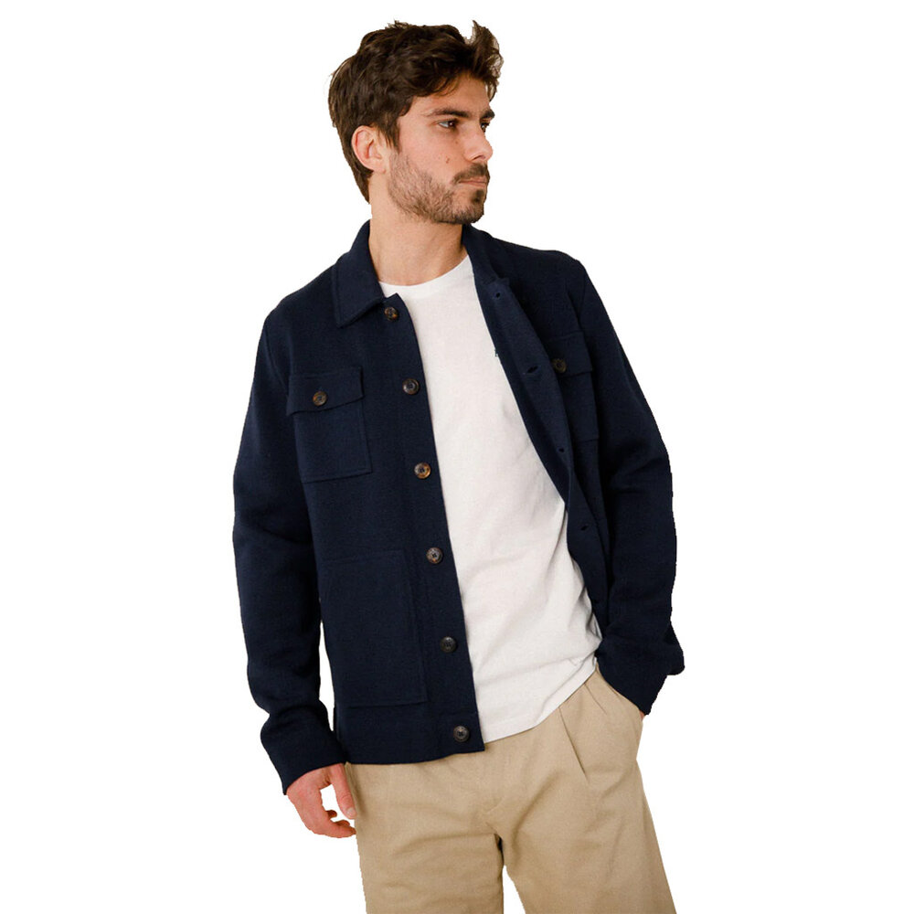 Royal Mer Lois Marine Navy Wool Jack Heren Royal Mer Lois Marine Navy Wool Jack Heren